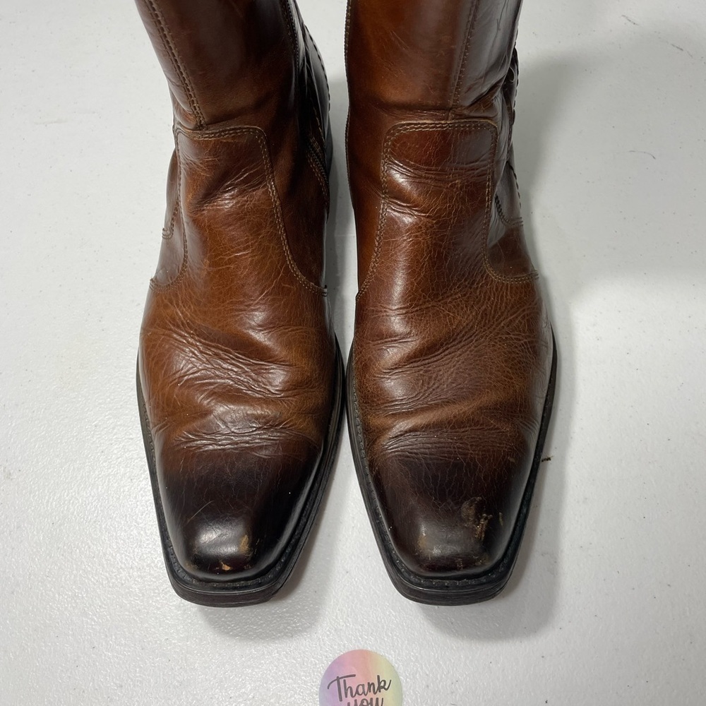 Aldo Men's Brown Western Leather Boots Size 45 SB-25